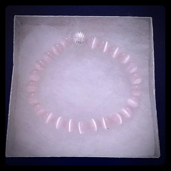 Jewelry - Carnation Pink Cat Eye Stone Bracelet